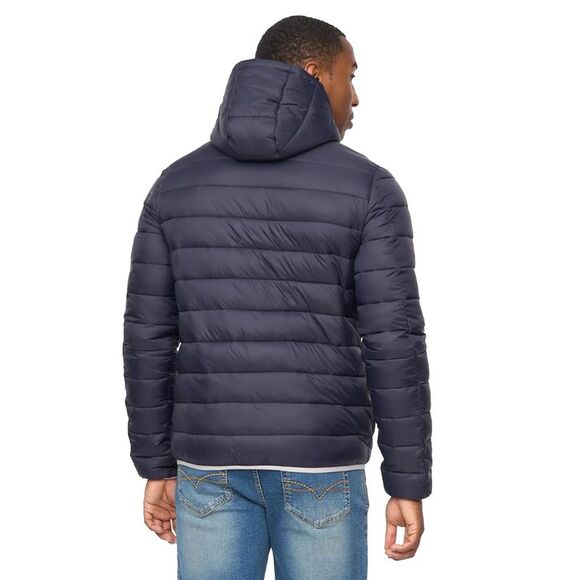 Crosshatch Mens Phelpmans Puffer Jacket / Navy